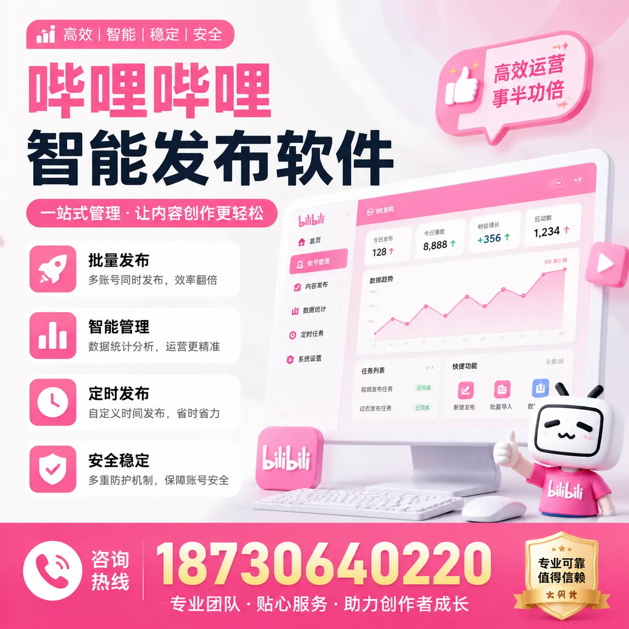 如何评估哔哩哔哩智能发布软件的ROI？乌海 企业必读